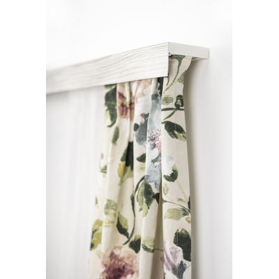 Gardinenschiene GARESA "Kunststoffschiene mit Blende", beige (eschefarben), L:470cm, Kunststoff, Gardinenstangen, Deckenmontage, verlängerbar, einfache Montage, schlicht Image