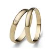 Trauring FIRETTI "Schmuck Geschenk Gold 375 Hochzeit Ehering "LIEBE"" Gr. 52, gold (gelbgoldfarben), Fingerringe, 52, 0,005 ct SI = kleine Einschlüsse mit Brillant, Gelbgold 375, 3,0mm, Made in Germany, wahlweise mit oder ohne Brillant