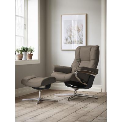 Relaxsessel STRESSLESS "Mayfair", braun (mole batick), B:83cm H:102cm T:74cm, Leder BATICK: BATICK ist ein leicht korrigiertes, durchgefärbtes und genarbtes Möbelleder, bei dem die meisten Unebenheiten und Spuren in der Regel entfernt wurden.,... Image