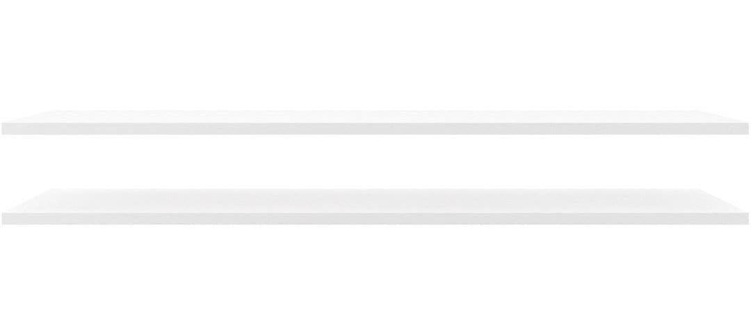 Einlegeboden INOSIGN "Maße B/T/H: 94,5 / 40 / 1,5 cm (je 1 St)", weiß, B:95,45cm H:1,5cm T:40cm, Spanplatte, Einlegeböden, Einlegeboden, Einlegeboden Sprint – 2er Set