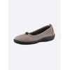 Ballerina CLASSIC, Damen, Gr. 41, grau (taupe), Textil, Basic, Schuhe