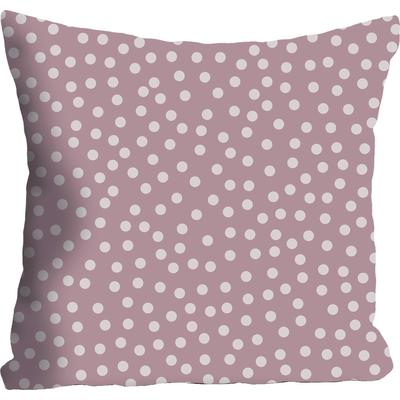 Dekokissen QUEENCE "Punkte", rosa (rosa, bedruckt), B:40cm L:40cm, Polyester, Dekokissen_Sitzkissen_Kissenhüllen, Kissenhülle ohne Füllung, 1 Stück Image