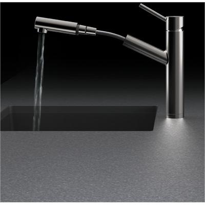 Küchenarmatur SCHOCK "Altos", silber (edelstahl massiv), B:20,9cm H:27,5cm Ø:4,5cm, Edelstahl, Armaturen Image