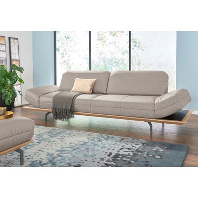 3-Sitzer "CR.420, Designsofa, Loungesofa", beige (graubeige, natur), B:232cm H:117cm T:129cm, CREATION BY ROLF BENZ, Sofas, in 2 Qualitäten, Holzrahmen in Eiche Natur oder Nußbaum, Breite 232 cm Image