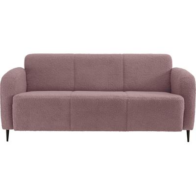 3-Sitzer INOSIGN "Marone", rosa, B:185cm H:76cm T:90cm, Luxus-Microfaser weich 100% Polyester, Struktur fein 100% Polyester, Sofas Image