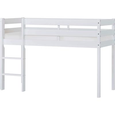 Spielbett HOPPEKIDS "ECO COMFORT, Hochbett, in 2 Einzelbetten teilbar", weiß, B:81cm H:114cm L:166cm, Betten, Höhe 72cm, Farbe & Größe & Matratze Image