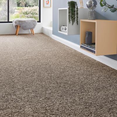 Teppichboden ANDIAMO "Matz, Schlinge, Made in Belgium", braun (braun, schwarz), B:400cm H:6mm L:600cm, Kunstfaser, Teppiche, meliert, Breite 400 cm oder 500 cm, strapazierfähig & pflegeleicht Image