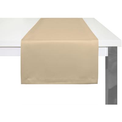 Tischläufer ADAM "Uni Collection Light" Gr. 1, beige, B:50cm L:150cm, Bio-Baumwolle, Tischdecken Image