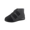 Klettschuh, Gr. 44, schwarz, Veloursleder, Schuhe Boots Klettstiefel Verbandsschuh