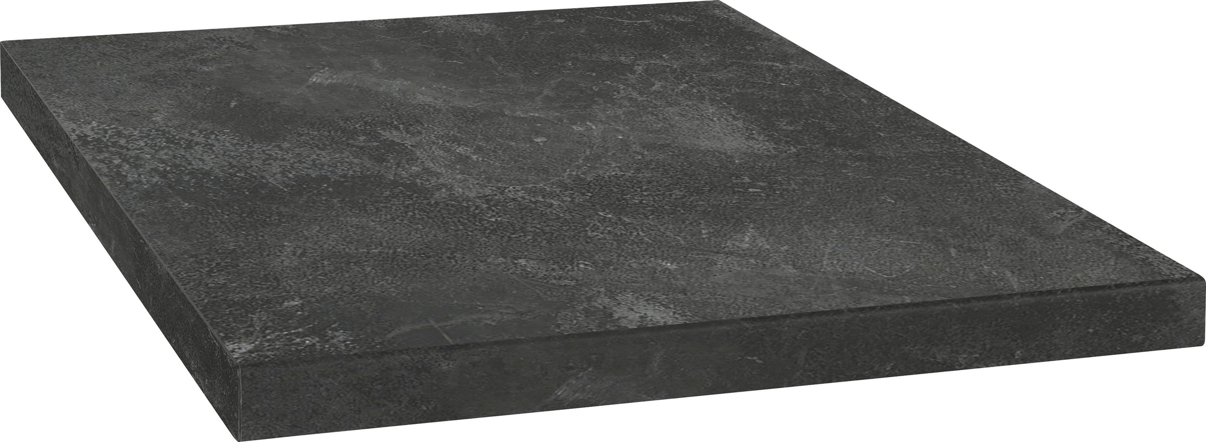 Arbeitsplatte OPTIFIT "Luzern", schwarz (schwarz stone), B:150cm H:3,8cm T:60cm, Spanplatte, Tischplatten, 38 mm stark, Tiefe 60 cm, große Auswahl an Breiten Image