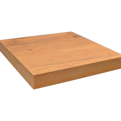 Arbeitsplatte IMPULS KÜCHEN, braun (vintage eiche, nachbildung), B:120cm H:4cm T:60cm, Spanplatte, Tischplatten, in vielen Breiten, 4cm stark, passend zu allen Serien Image