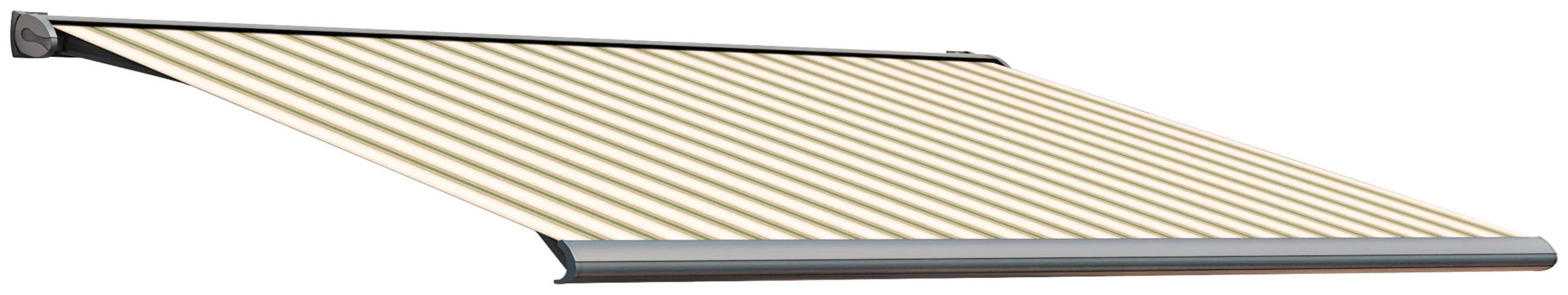 Kassettenmarkise WISMAR "S-Compact", grün, B:250cm H:19cm, Polyacryl, Markisen