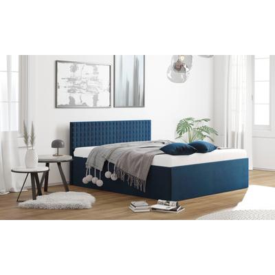 Polsterbett, blau (königsblau), B:208cm L:210cm, WESTFALIA SCHLAFKOMFORT, Betten, mit Bettkasten bei Ausführung mit Matratze Image