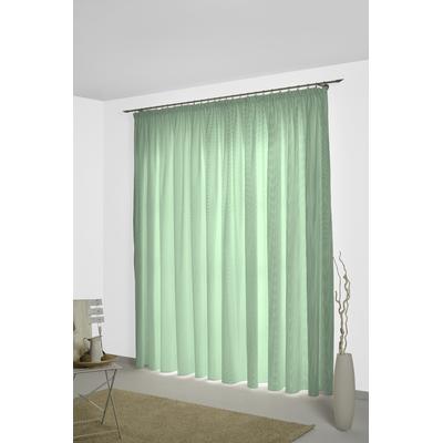 Vorhang WIRTH "Neveres" Gr. 3, grün (jade), B:135cm H:225cm, Jacquard, Baumwolle, Gardinen Image