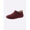 Hausschuh THIES, Damen, Gr. 39, rot (bordeaux), Filz, modisch, Schuhe