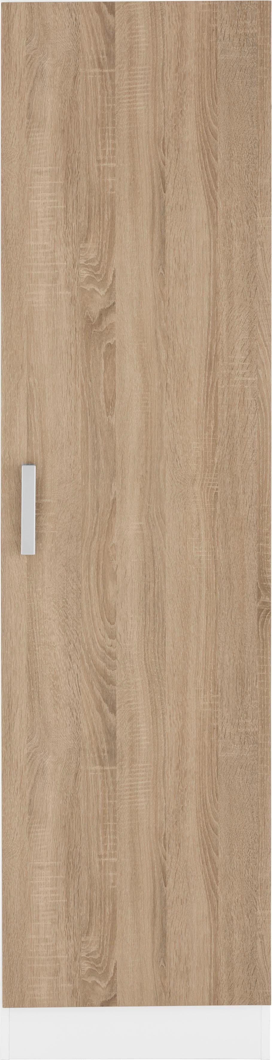 Vorratsschrank KOCHSTATION "KS-Gera", weiß (eiche, weiß), B:50cm H:200cm T:60cm, Spanplatte, Schränke, Breite 50 cm