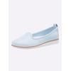 Slipper ANDREA CONTI, Damen, Gr. 42, blau (hellblau), Glattleder, Leder, sportlich, Schuhe