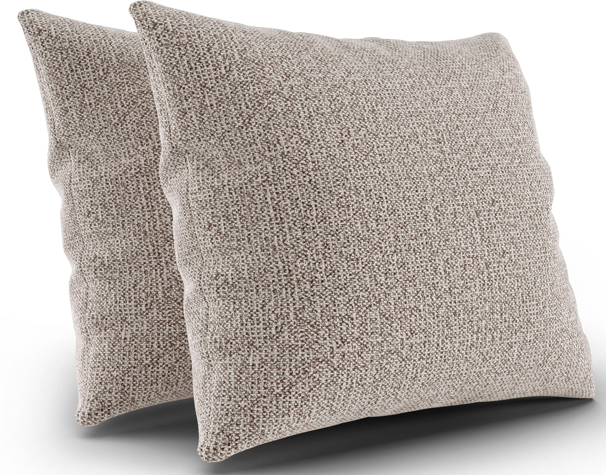 Polsterauflage SIT & MORE "Kolding", beige (linen), B:50cm H:50cm T:8cm, 100% Polyester, Polsterauflagen, 2er Kissen-Set wahlweise in zwei Größen