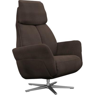 Relaxsessel ALINA "Thimo", braun (dunkelbraun xbo 4), B:84cm H:114cm T:86cm, Struktur fein XBO (100% Polyester), Sessel, in Größe S, Liegefläche 178 cm, verstellbar, optional mit Aufstehhilfe Image