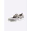 Ballerina WALDLÄUFER, Damen, Gr. 4,5, grau, Nubukleder, Textil, Basic, Schuhe
