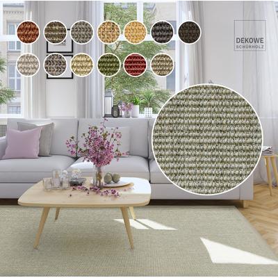 Sisalteppich DEKOWE "Mara S2 mit Bordüre Spezial", beige (beige mix), B:180cm H:5mm L:200cm, Sisal, Teppiche, 100% Sisal, auch als Läufer, Wohnzimmer Image