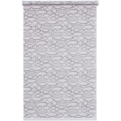 Batterierollo SUNLINES "Premium Style Batterierollo Circles" Gr. 16, grau, B:145cm H:170cm, Polyester, Rollos, im Fixmaß Image