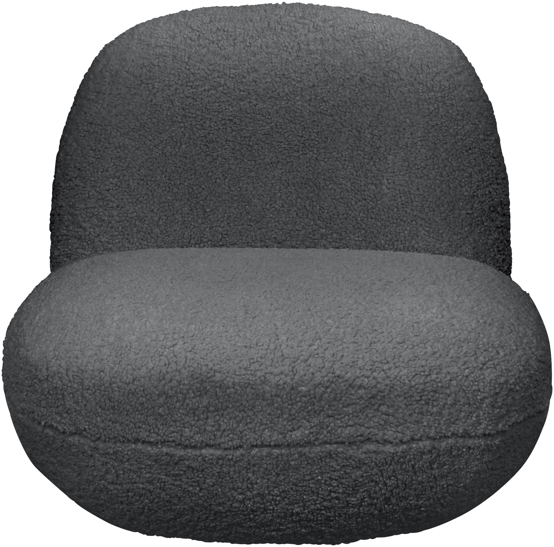 Drehsessel ED EXCITING DESIGN "Chris", grau (anthrazit), B:85cm H:70cm T:99cm, 100% Polyester, Sessel, frei im Raum stellbar, drehbar