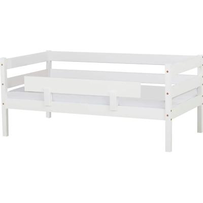 Einzelbett HOPPEKIDS "ECO Comfort Kinderbett, Kiefer Massivholz, Jugendbett inkl. Rollrost", weiß, B:76cm H:65cm L:166cm, Kiefer massiv, Betten, 70x160 cm, wahlweise in verschieden Farben/ Matratze/ Absturzsicherung Image