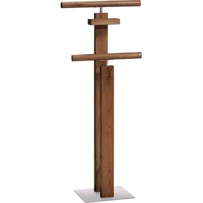 Herrendiener HASENA "Claudio", braun (wildeiche coffee), B:45cm H:107cm T:28cm, Massivholz, Herrendiener Image