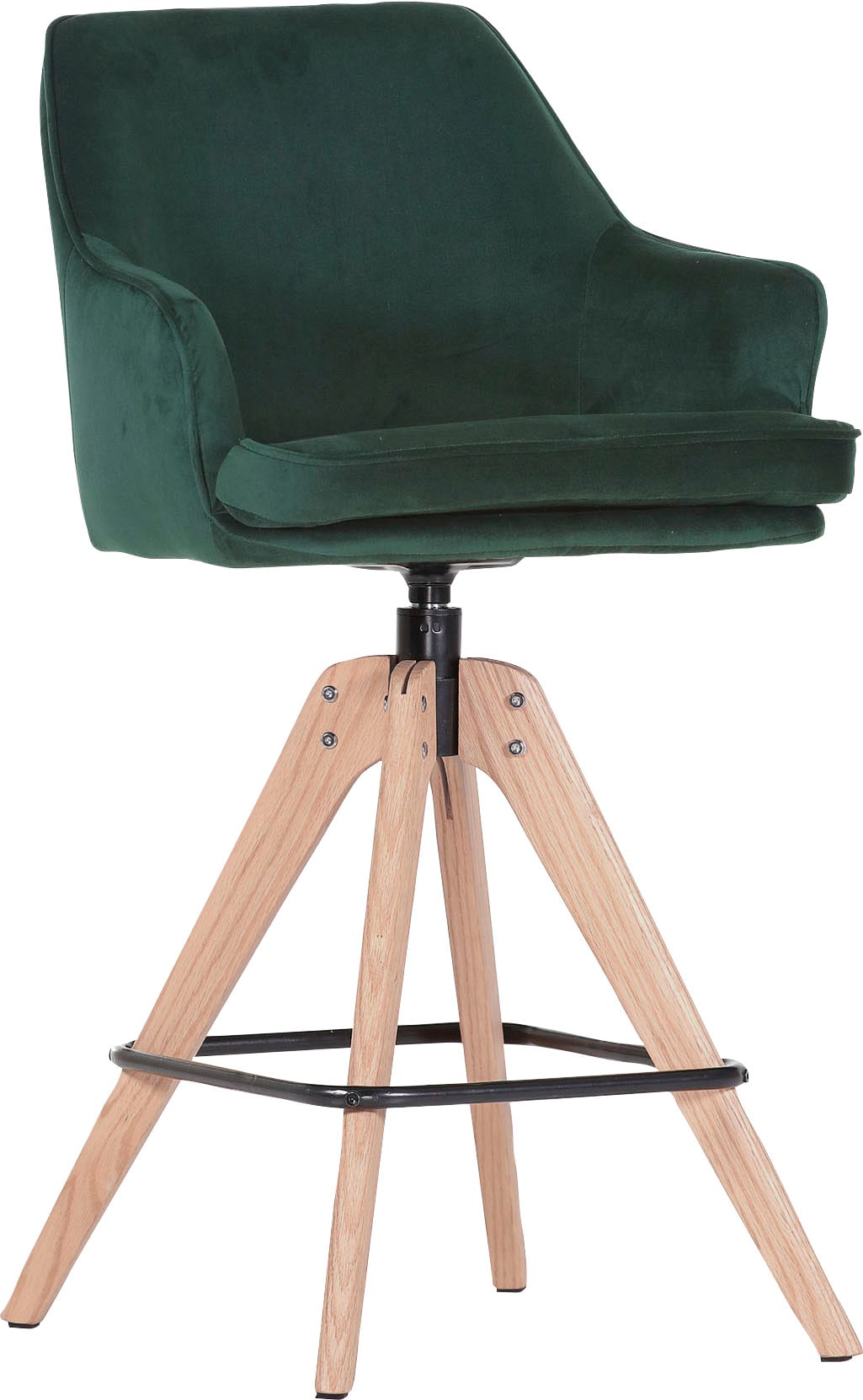 Barhocker GUTMANN FACTORY "Trivia", grün, Sitzhöhe 71cm, Hocker, Barhocker Image