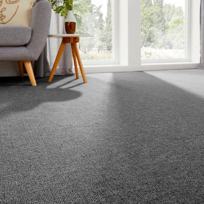 Teppichboden ANDIAMO "Bob, Feinschlinge, Made in Netherlands", grau (anthrazit), B:200cm H:4,5mm L:800cm, Kunstfaser, Teppiche, meliert, Breite 200, 400 oder 500 cm, strapazierfähig & pflegeleicht Image