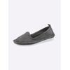 Slipper ANDREA CONTI, Damen, Gr. 41, grau, Leder, Rindsleder, Veloursleder, modisch, Schuhe