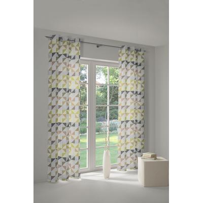Vorhang WIRTH "Berlare" Gr. 2, grün, B:132cm H:175cm, Jacquard, Baumwolle, Polyester, Gardinen Image