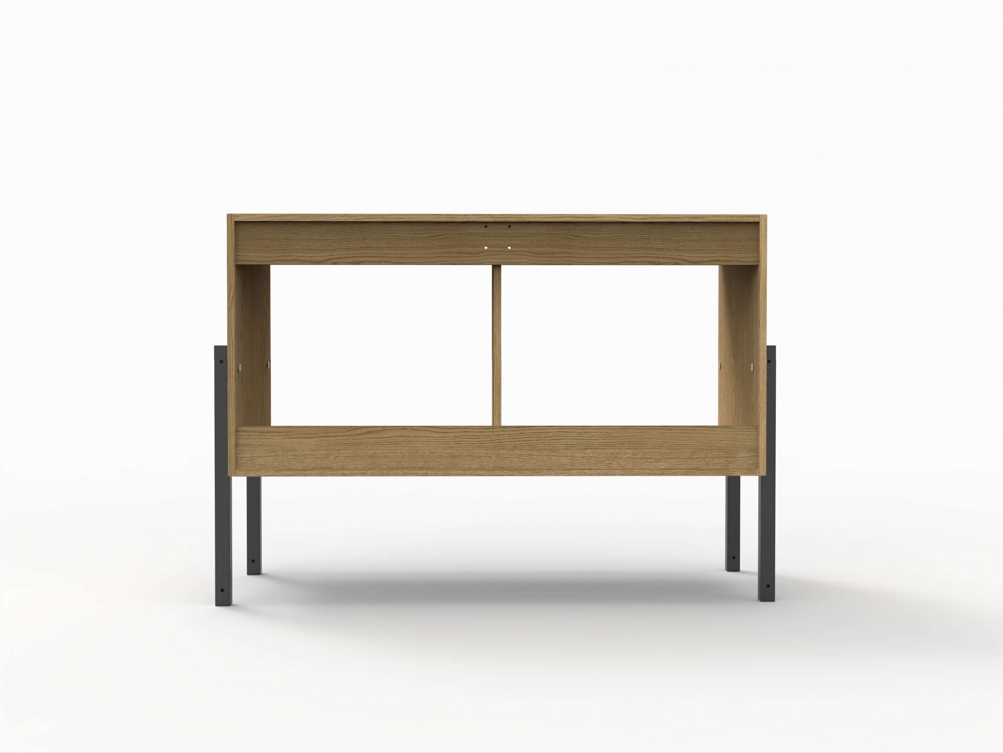 Lowboard ANDAS "Finton", beige (nat, schwar), B:76cm H:52,5cm T:32cm, FSC-zertifiziertes Massivholz, Sideboards, Lowboard