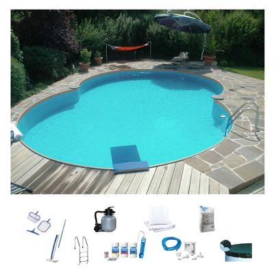 Achtformpool MY POOL BWT "SAMOA 4", weiß, B:320cm H:120cm L:525cm, Schwimmbecken, in versch. Größen erhältlich Image
