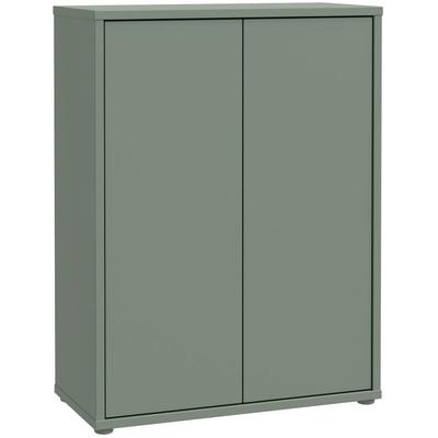 Schuhschrank FORTE "Alice Springs", grün (salbei), B:74,5cm H:99,1cm T:34,9cm, Spanplatte, Schränke, Stauraumschrank, Mehrzweckschrank, grifflose Front, Push to open Image