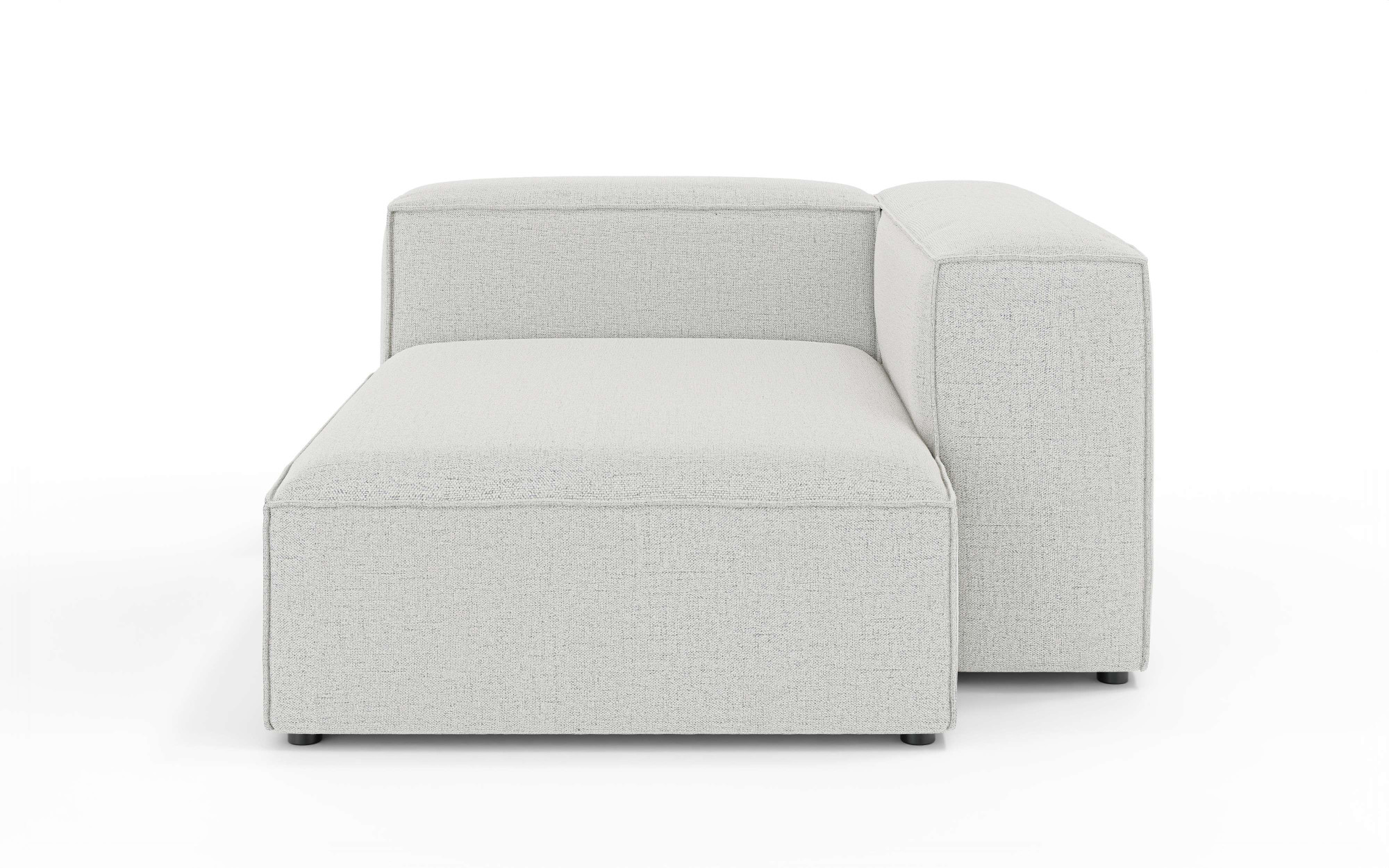 Ottomane OTTO HOME "XL HAILY links/rechts bestellbar, extra tief, Maße B/T/H: 130/160/72cm", beige (creme), B:130cm H:72cm T:160cm, 100% Polyester, Sofas, Ottomane, als Modul oder separat verwendbar, für individuelle Zusammenstellung