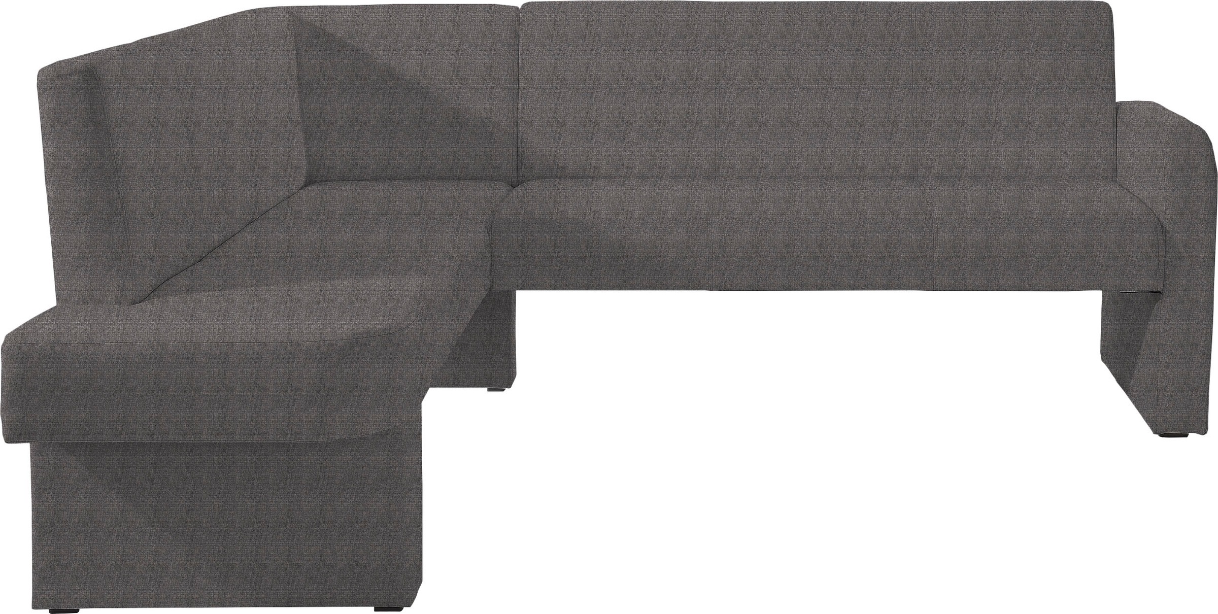 Eckbank HOME AFFAIRE "Umag", grau (anthrazit (fantasy 8203)), B:210cm H:89cm T:160cm, Holzwerkstoff, Massivholz, Polyester, Sitzbänke, Sitz und Rücken gepolstert, verschiedene Qualitäten Image