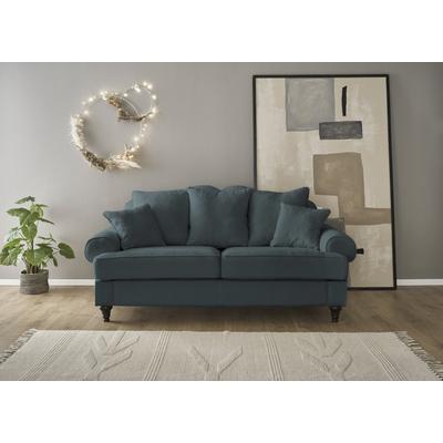 3-Sitzer HOME AFFAIRE "WESTMINSTER", grün (blaugrün), B:200cm H:95cm T:100cm, Sofas, mit Federkern-Polsterung Image