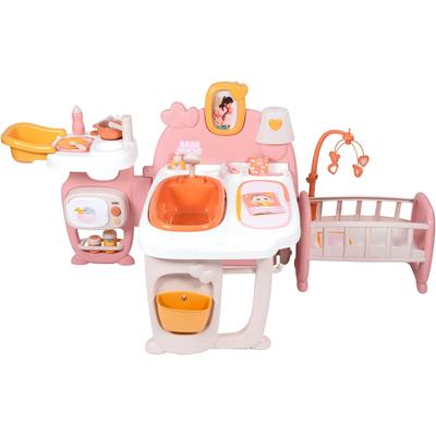 Puppen Pflegecenter SMOBY "Baby Nurse", rosa, Puppenmöbel, KinderB:68cm H:71cm T:71cm, Kunststoff, Made in Europe, B:68cm H:71cm T:71cm