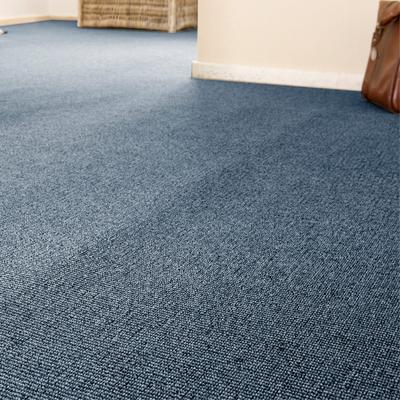 Teppichboden ANDIAMO "Luton, Feinschlinge, Made in Netherlands", blau, B:500cm H:6mm L:300cm, Kunstfaser, Teppiche, meliert, Breite 400 cm oder 500 cm, strapazierfähig & pflegeleicht Image