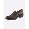 Stiefelette ANDREA CONTI, Damen, Gr. 42, braun (dunkelbraun), Leder, Rindsleder, Glattleder, modisch, Schuhe