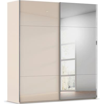 Schwebetürenschrank RAUCH "Kleiderschrank Schrank Garderobe Schlafzimmerschrank CONTIDO", beige, glas beige (champagner), B:201cm H:223cm T:68cm, Holzwerkstoff, Schränke, aus hochwertigem Material in 6 Breiten 2 Griff-Farben MADE IN GERMANY Image