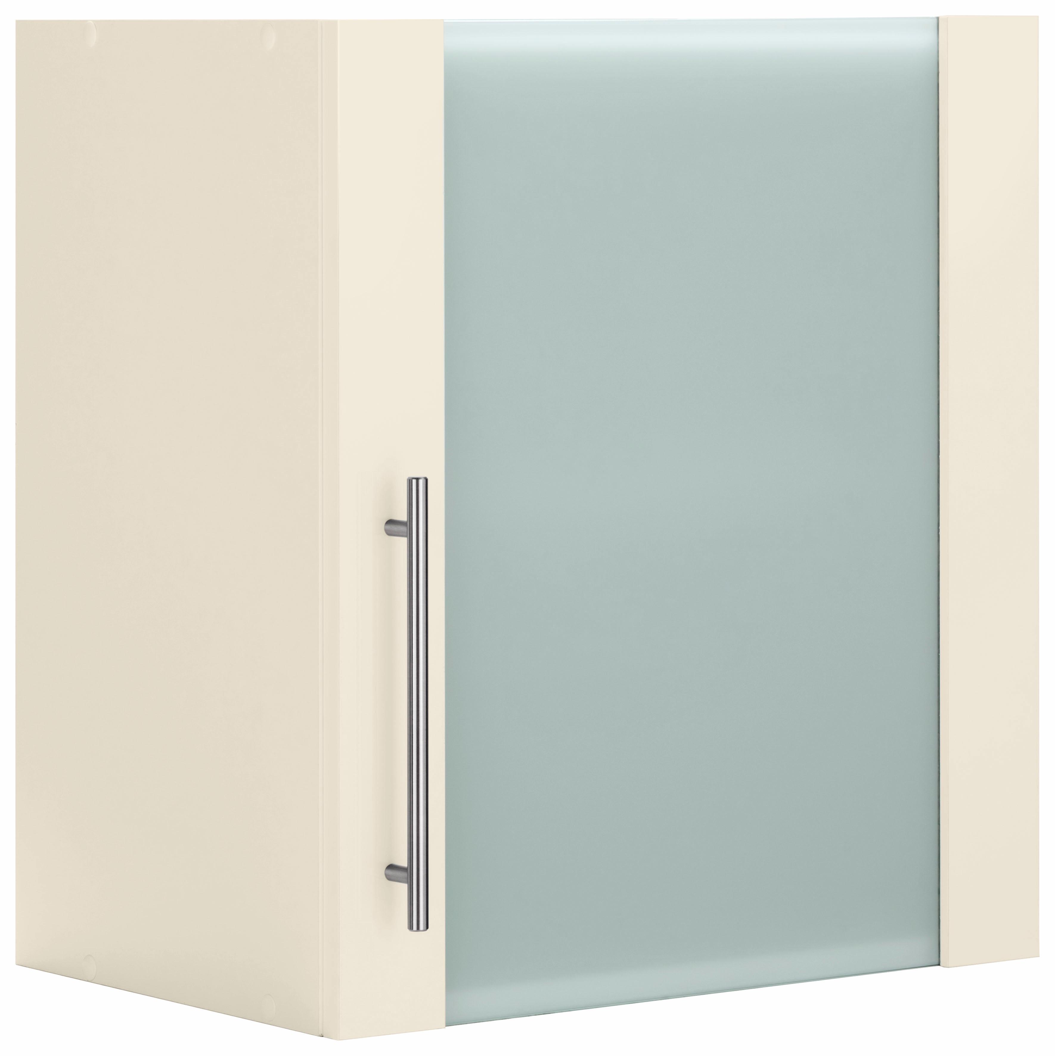 Glashängeschrank WIHO KÜCHEN "Ela", beige (front und korpus: magnolia), B:50cm H:56,5cm T:35cm, Schränke, Breite 50 cm Image