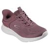 Slip-On Sneaker SKECHERS "SKECH-LITE PRO 2.0", Damen, Gr. 38, lila (mauve), Textil, sportlich, Schuhe, Freizeitschuh, Slipper mit Slip-Ins