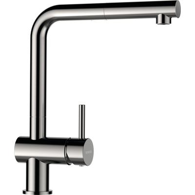 Küchenarmatur SCHOCK "Talinos", silber (edelstahl massiv), B:21cm H:39,8cm T:4,5cm Ø:4,5cm, Edelstahl, Armaturen Image