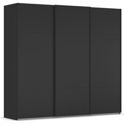 Schwebetürenschrank RAUCH "Kleiderschrank Schrank Garderobe Schlafzimmerschrank CONTIDO", schwarz, B:242cm H:223cm T:68cm, Holzwerkstoff, Schränke, aus hochwertigem Material in 6 Breiten 2 Griff-Farben MADE IN GERMANY Image