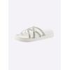 Badepantolette SIEBI`S, Gr. 38, weiß, Synthetik, sportlich, Schuhe
