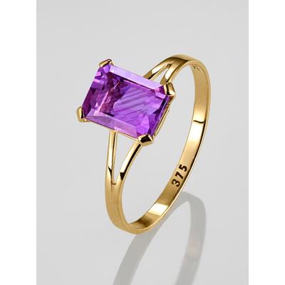 Fingerring LADY Gr. 20, gold (gelbgold 375), Fingerringe, Damen, 20, Metall-Gold, Metall, Gold Image