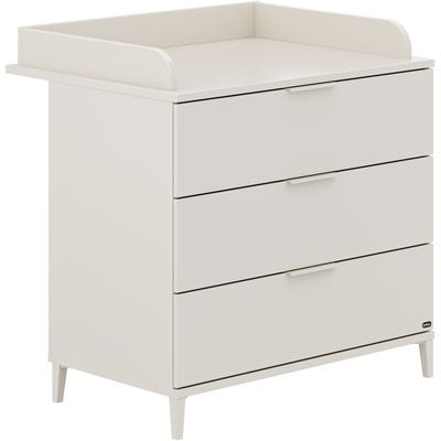 Wickelkommode YUNY BY PAIDI "SISTER LOU mit abnehmbarem Aufsatz und 3 Schubladen", beige (cashmere, beige), B:94,7cm H:87,9cm T:52,4cm, Spanplatte, Wickelkommoden, Kommode in Beige, 95 cm Breite, geprüfte Sicherheit, Soft-Close
